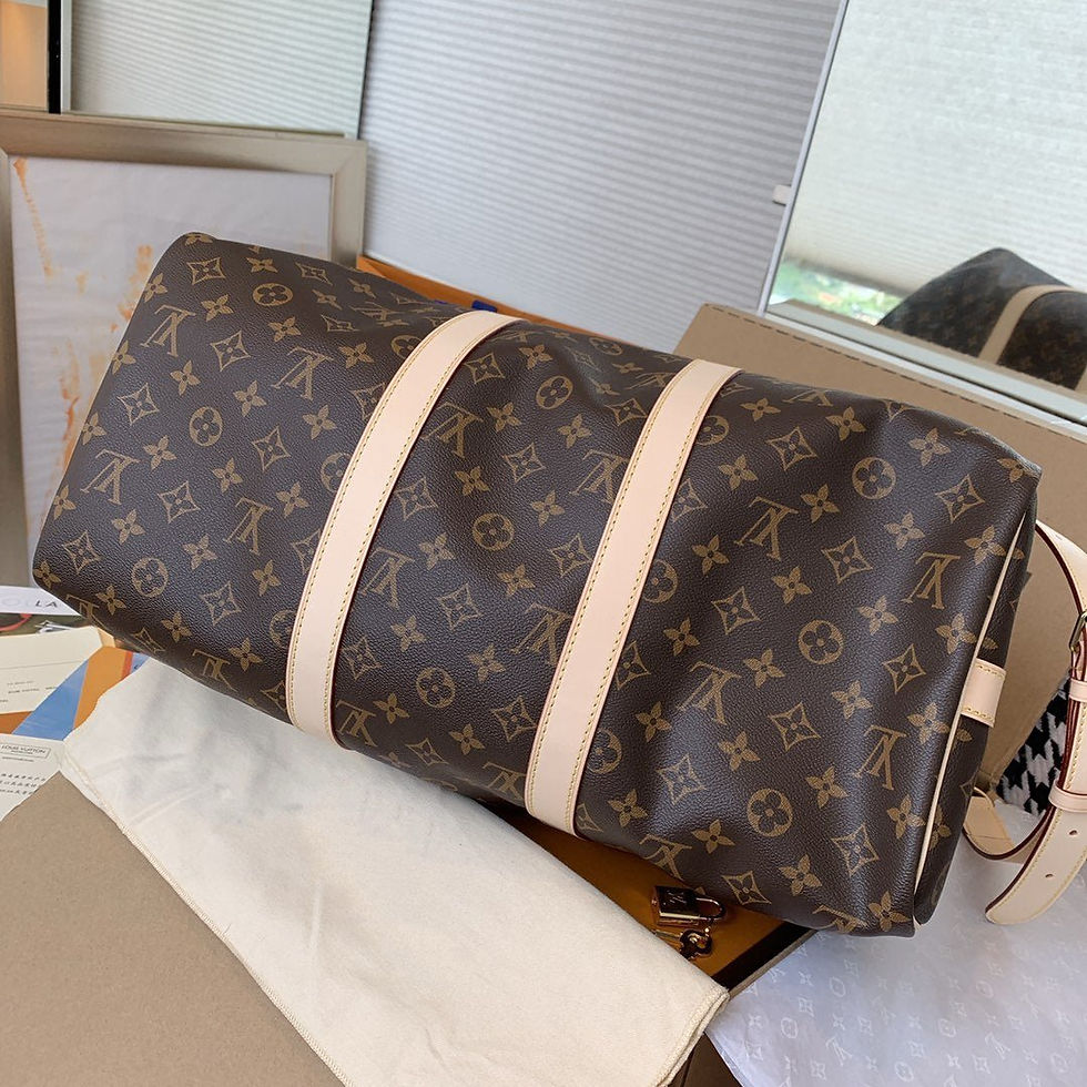 Thumbnail: Louis Vuitton KEEPALL BANDOULIERE 45 MONOGRAM CANVAS