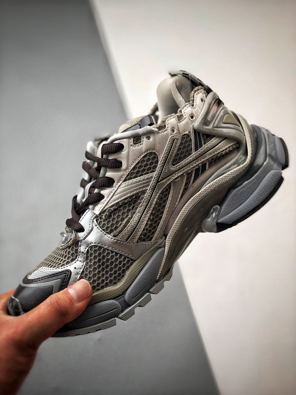 Thumbnail: Balenciaga Runner Silver Grey