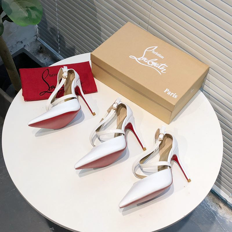 Thumbnail: Christian Louboutin Women Heel 8.5cm — Suede Black