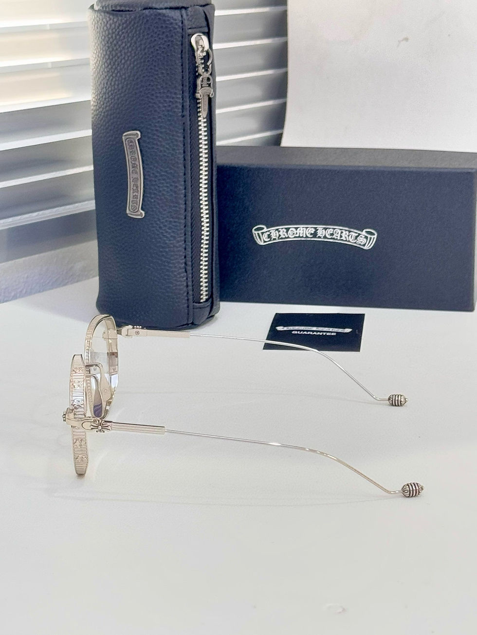 Thumbnail: Chrome Heart Sunglasses — Silver
