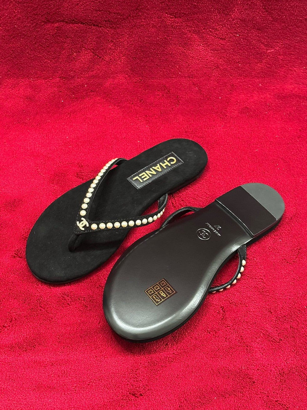 Thumbnail: Chanel Women Slide Sandal — Black