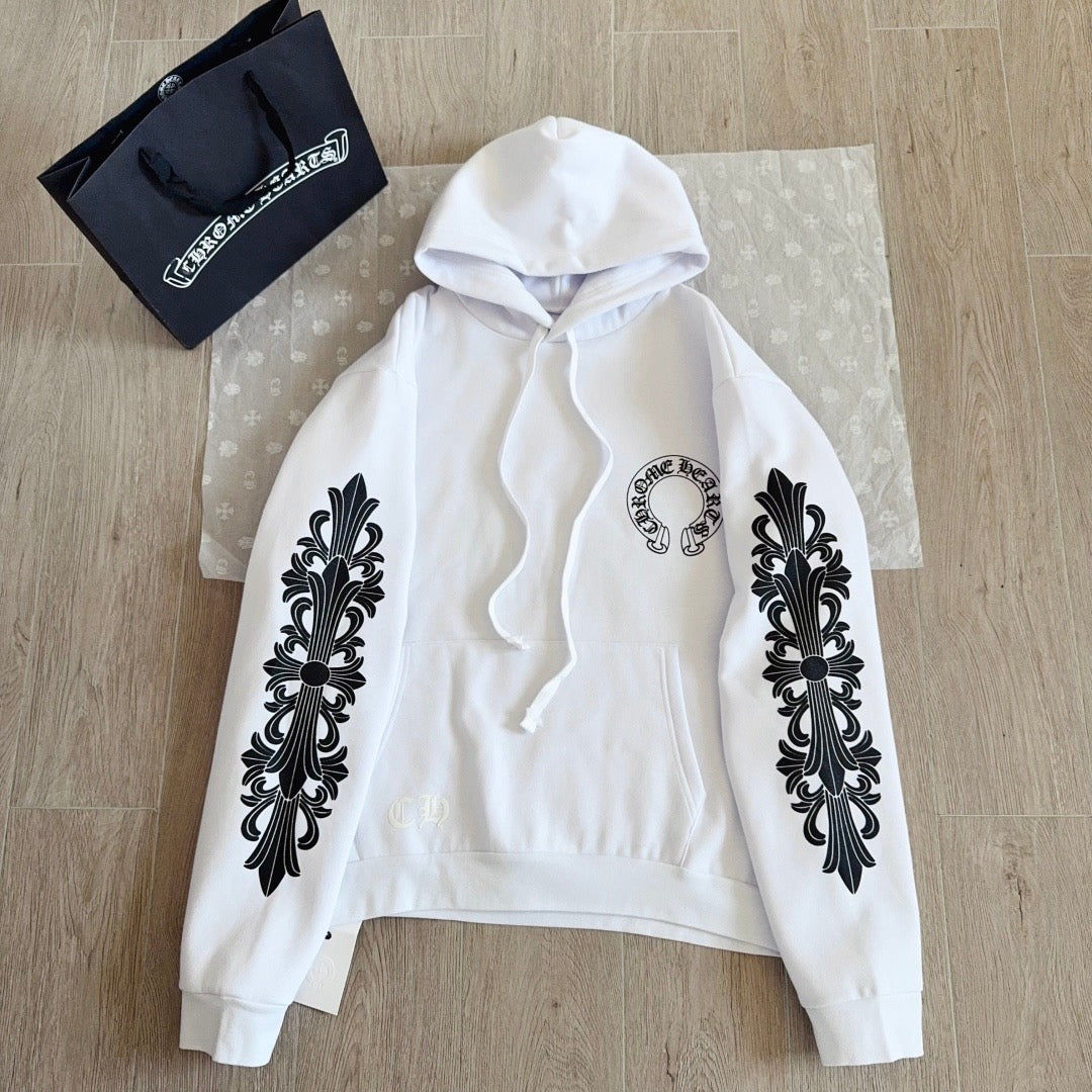 Chrome Hearts Hoodie — Ivory
