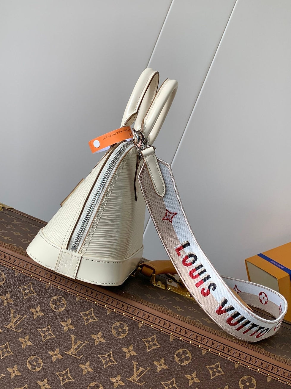 Thumbnail: Louis Vuitton ALMA BB BAG 23 IN BEIGE GRAIN EPI COWHIDE