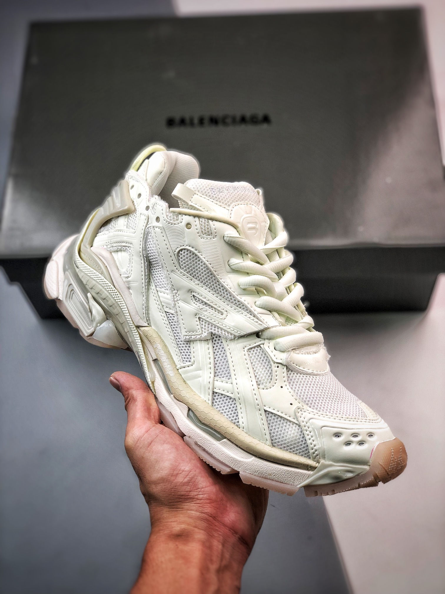 Balenciaga Runner Fluorescent White
