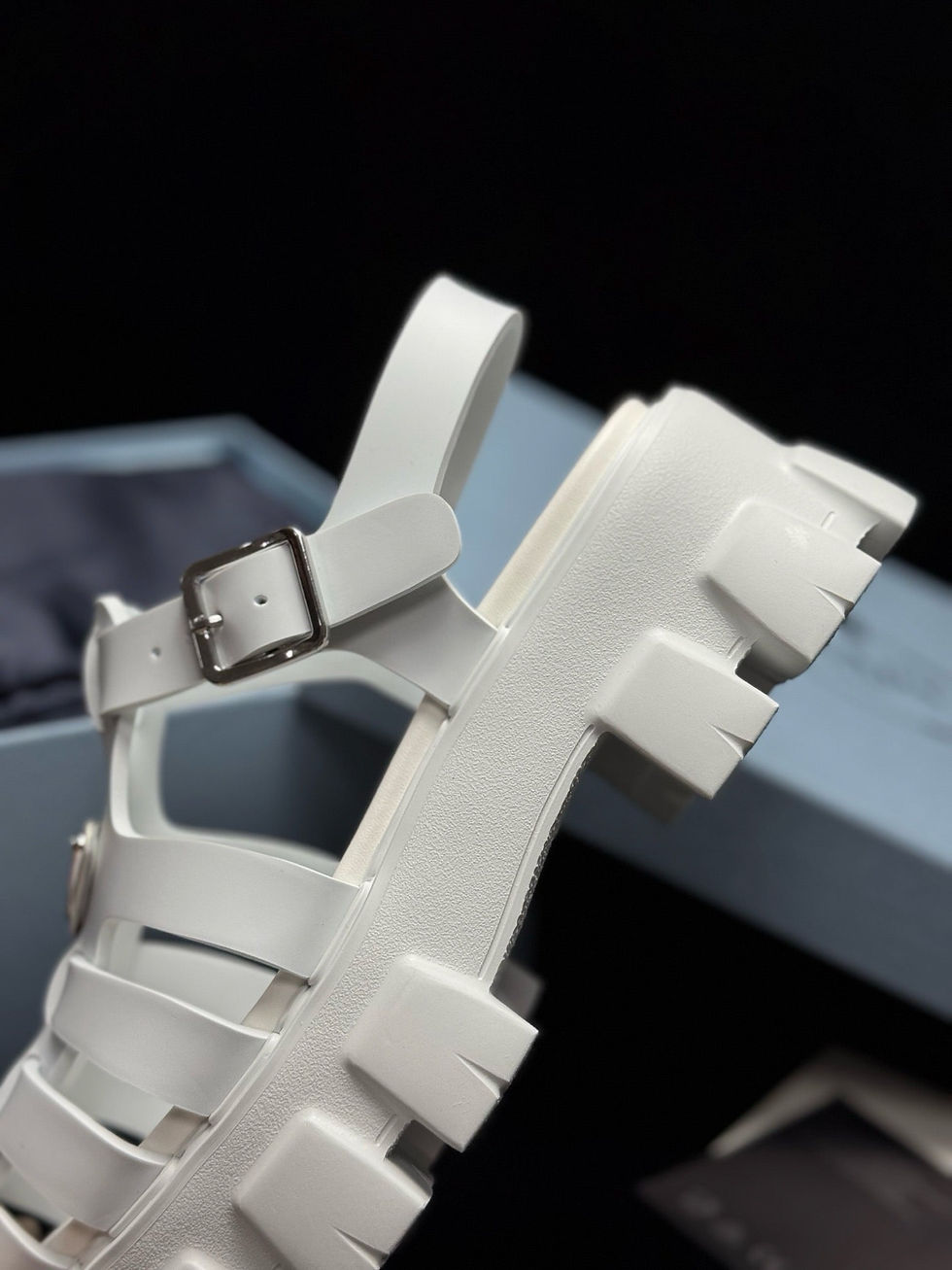 Thumbnail: Prada Women Sandal — Cream