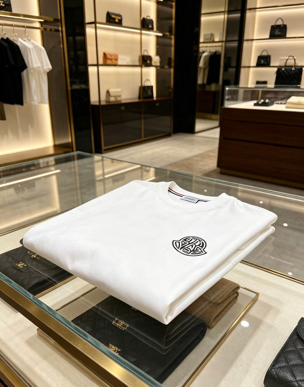 Thumbnail: Moncler Logo T-Shirt — Navy
