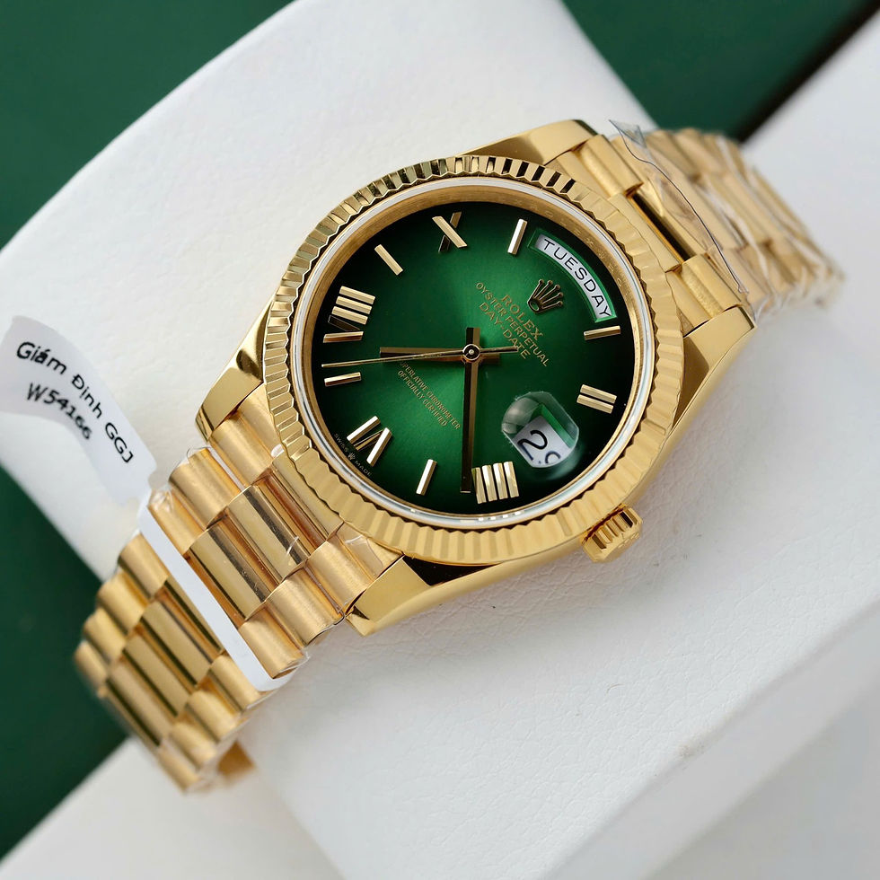 Thumbnail: Superclone Rolex Day Date Green Ombre Dial 0069 40 Mm