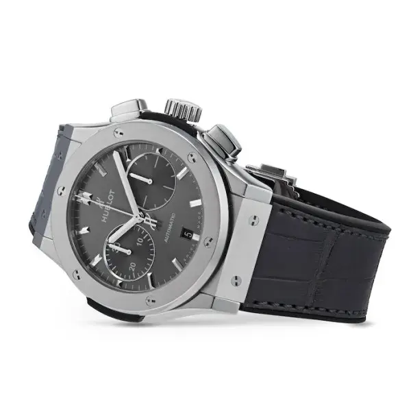 Thumbnail: Hublot Classic Fusion Men Automatic Grey Alligator 521 Nx 7071