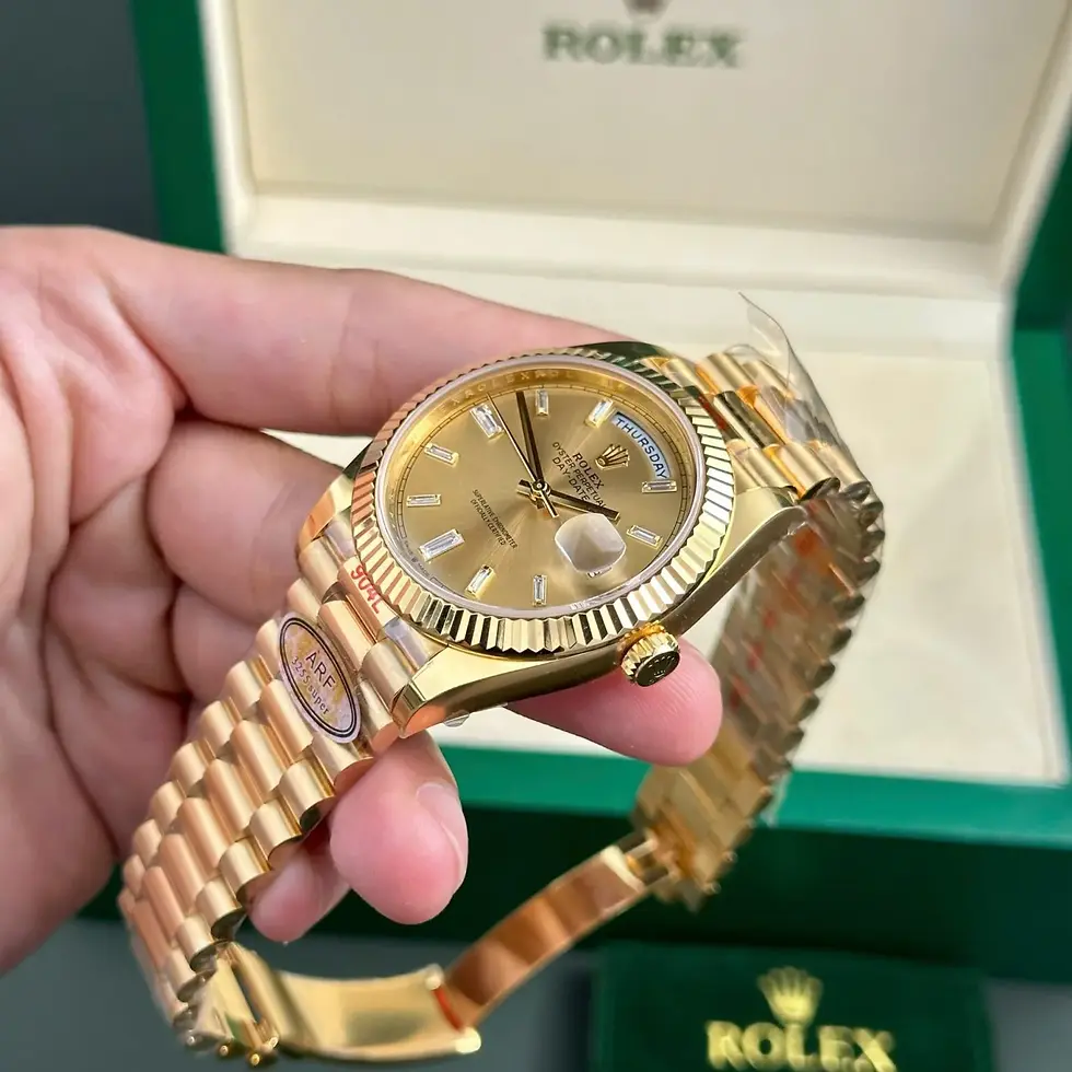Thumbnail: Superclone Rolex Day Date Ii 40Mm Champagne Dial