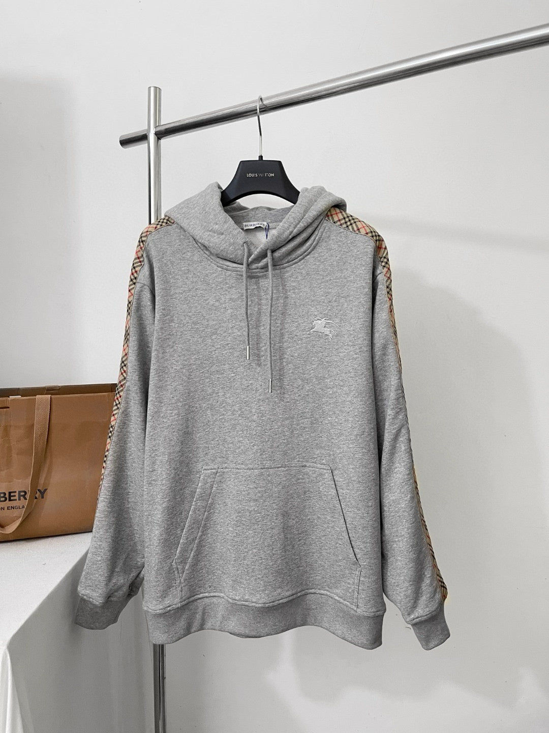Burberry Hoodie — Dark Brown