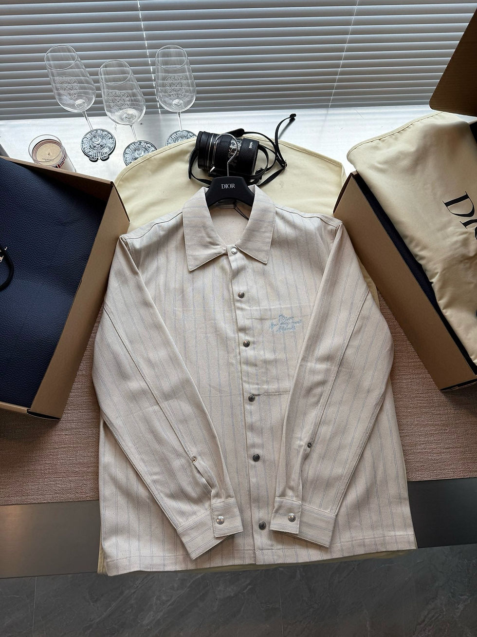 Thumbnail: Dior Long Sleeve Shirt — Ecru