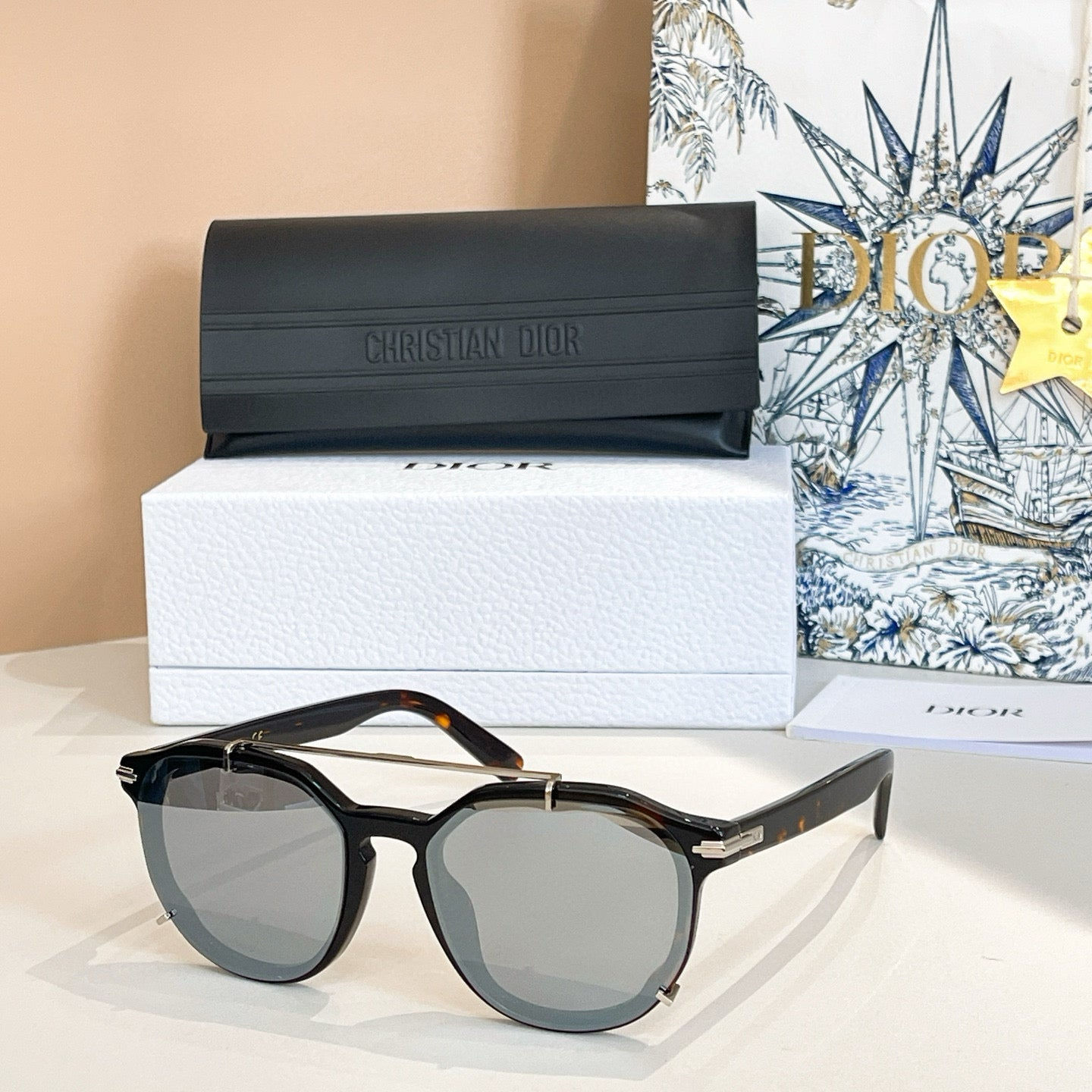Dior Sunglasses — Matte Black