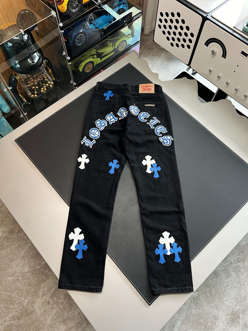 Thumbnail: Chrome Hearts Jeans — Midnight Blue