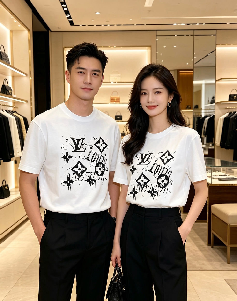 Thumbnail: Louis Vuitton Logo T-Shirt — White