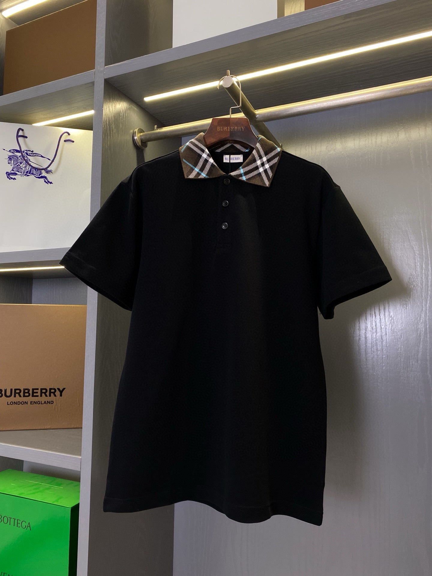 Burberry Polo — Charcoal