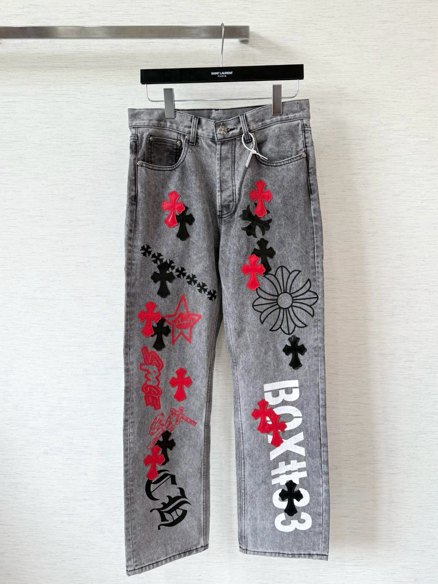 Chrome Hearts Jeans — Stone