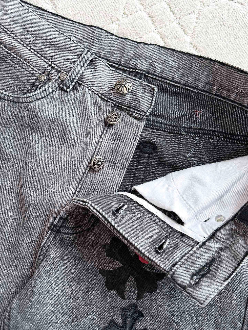 Thumbnail: Chrome Hearts Jeans — Stone