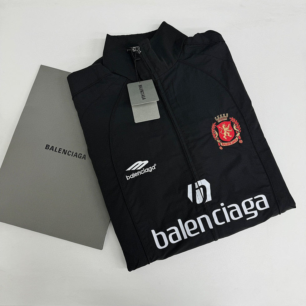 Thumbnail: Balenciaga Black Unity Crest Jacket