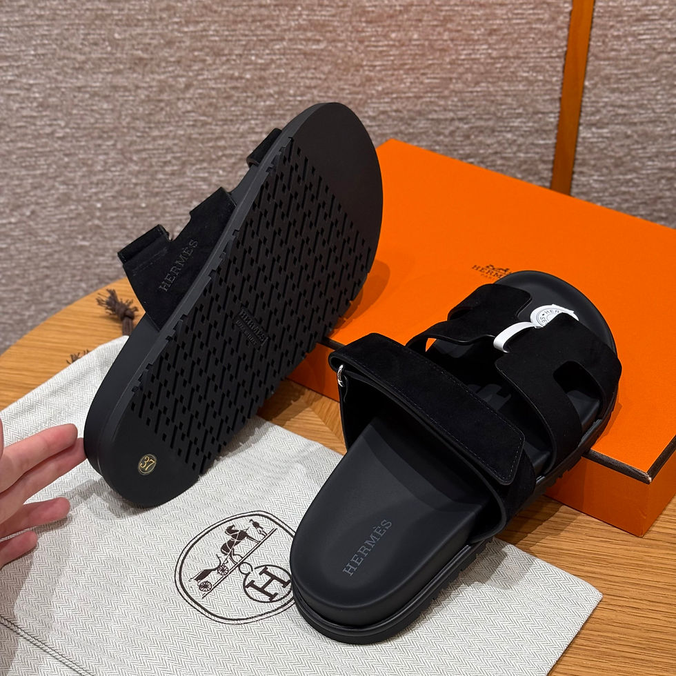 Thumbnail: Hermes Women Sandal — Champagne
