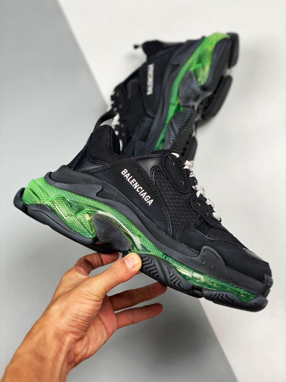 Thumbnail: BAL Triple S Green and Black