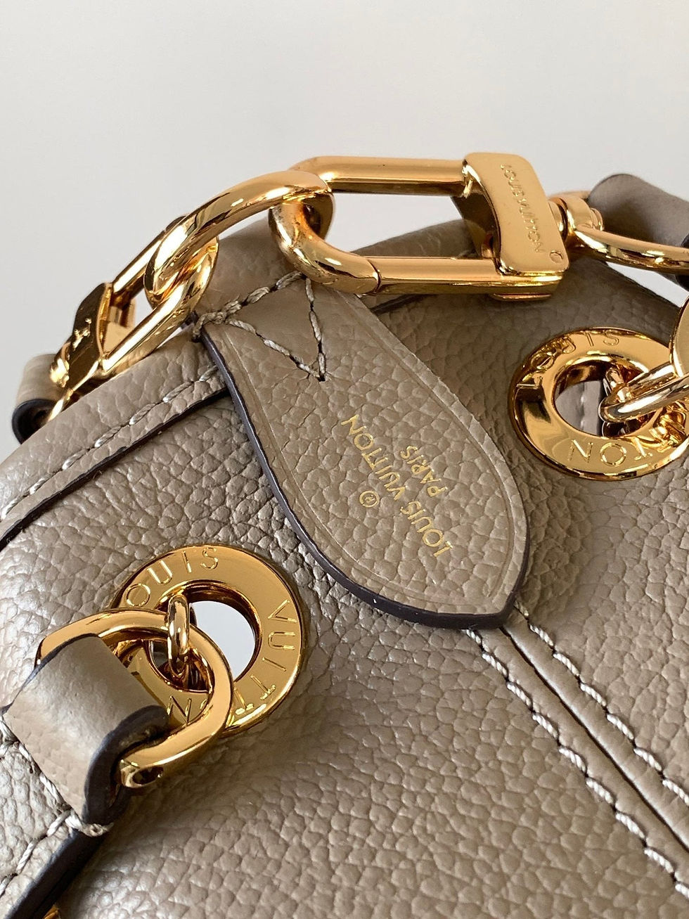 Thumbnail: Louis Vuitton BUNDLE BAG 28 IN CREAM MIX GREY MONOGRAM EMPREINTE COWHIDE