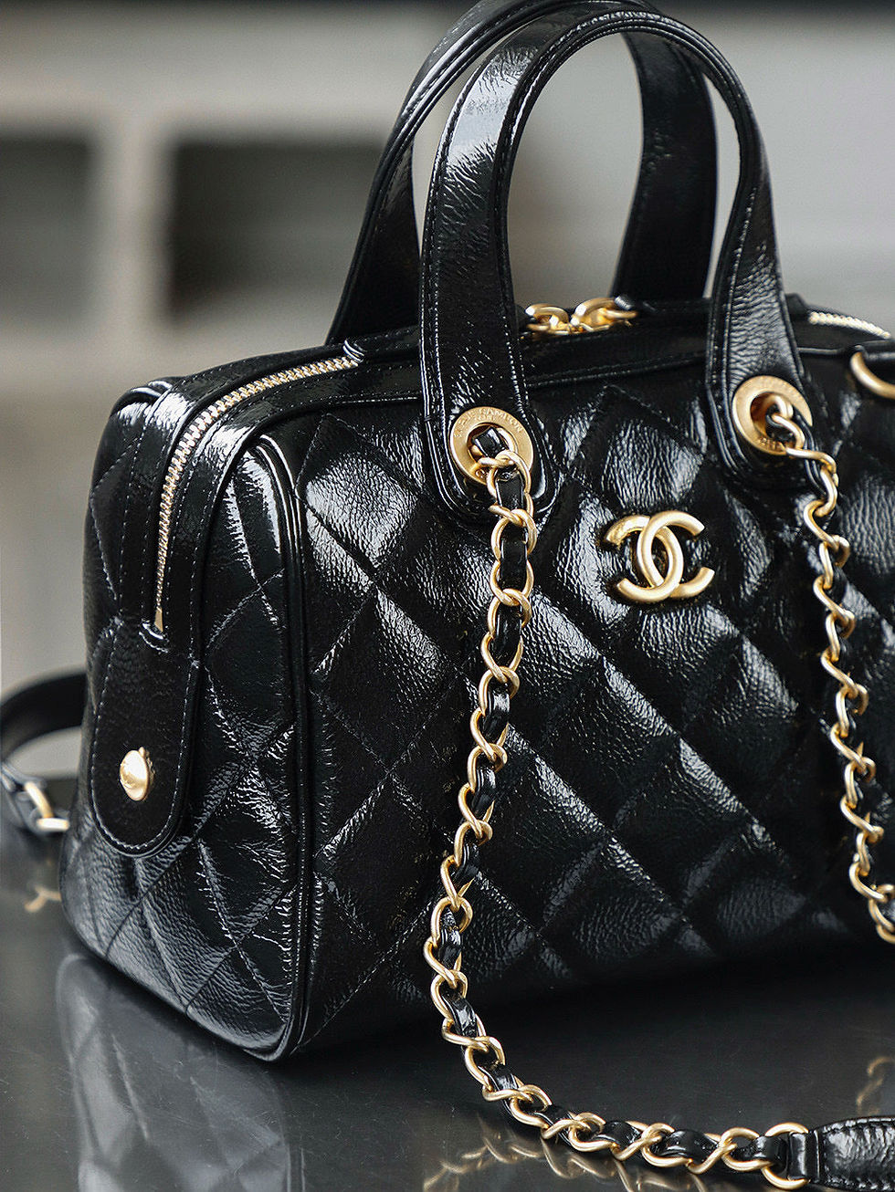 Thumbnail: Chanel 25A Bowling Bag Small