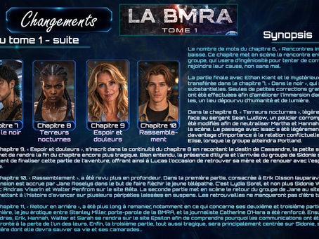 Suite de la réécriture du tome 1 la BMRA (chapitre 6 à 11)