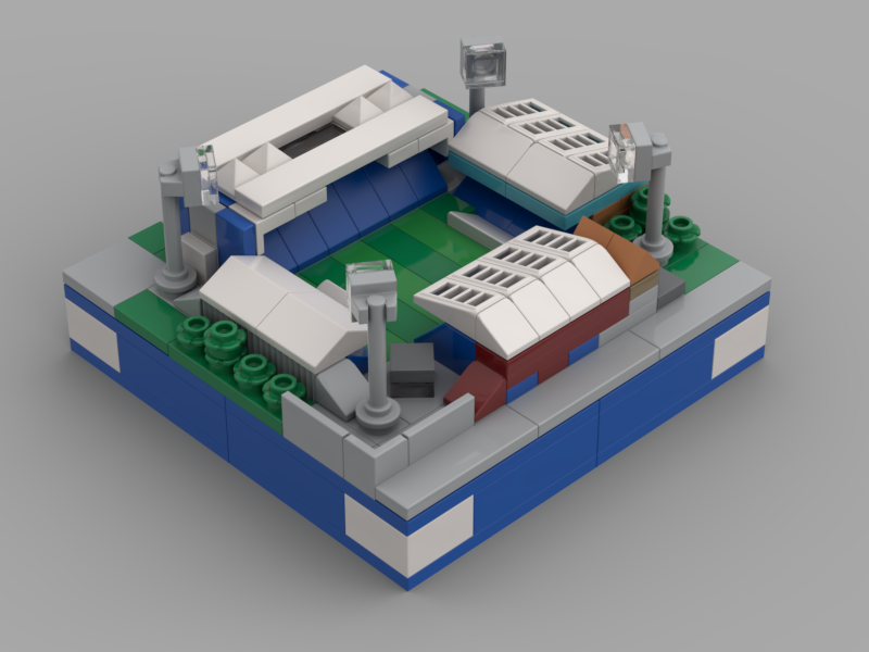Thumbnail: Oldham - Miniature  Boundary Park built with Lego bricks