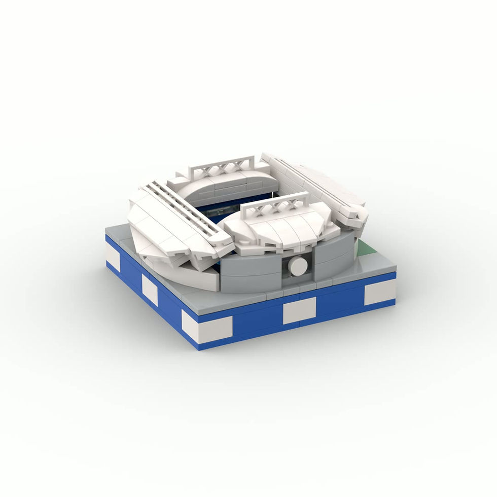 Thumbnail: Brighton Hove Albion - Miniature AMEX built with Lego bricks
