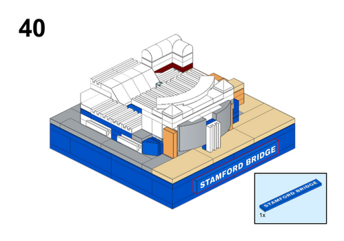 Chelsea Stamford Lego Stamford Bridge Stadium Chelsea Stamford