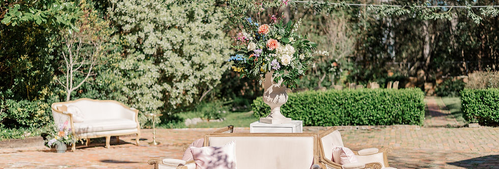 A high end fashion show, in a beautiful garden setting showcasing designer wedding gowns. Twice a year come and shop for a good cause, at The Gardens At Isaac Taylor.