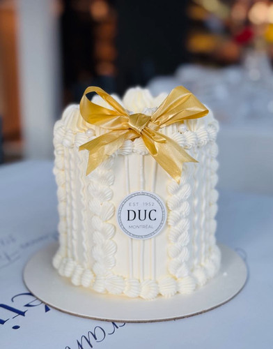 Golden Celebration Cake | Duc De Lorraine