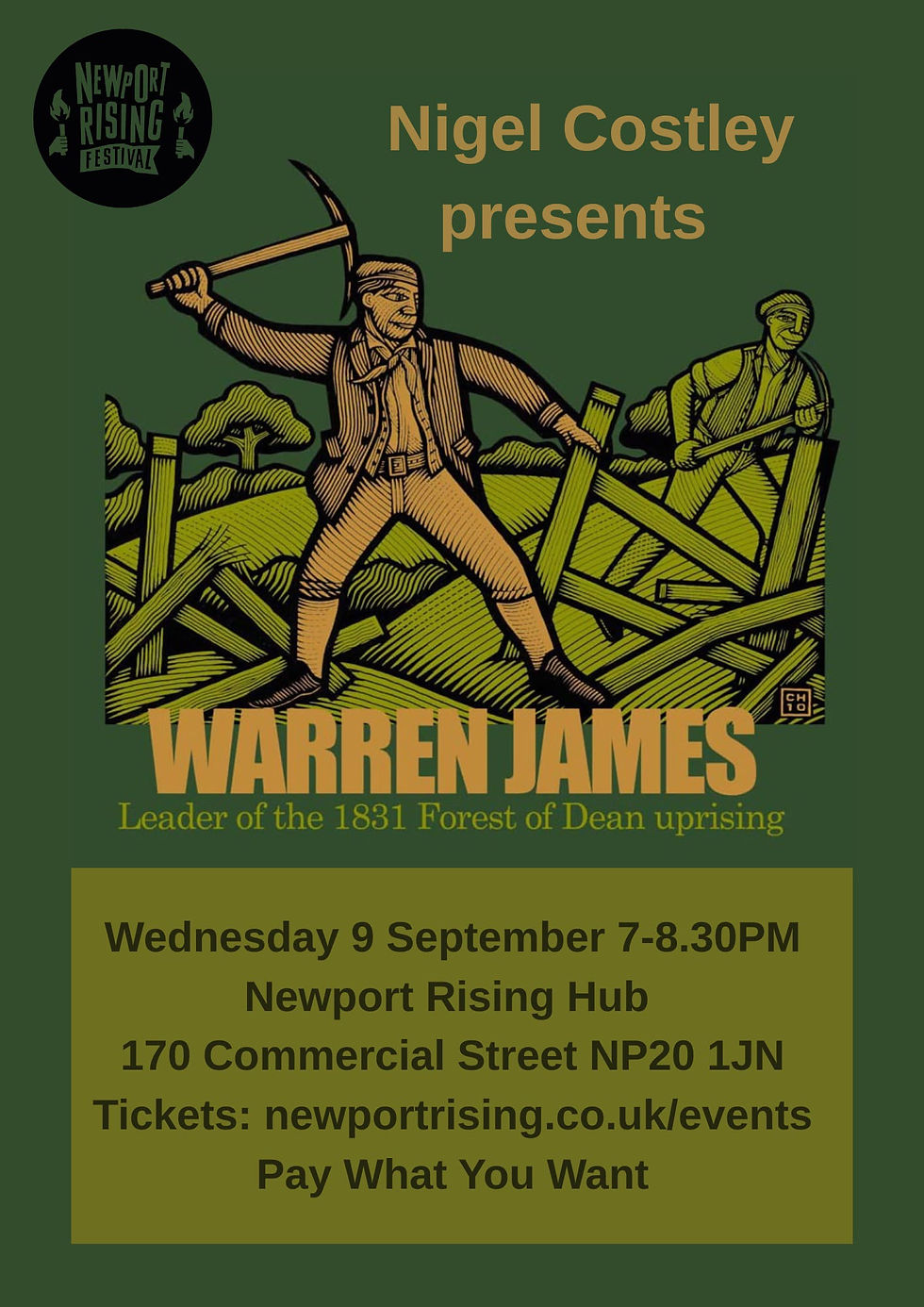 Warren James - Leader of the 1831 Forest of Dean Uprising
