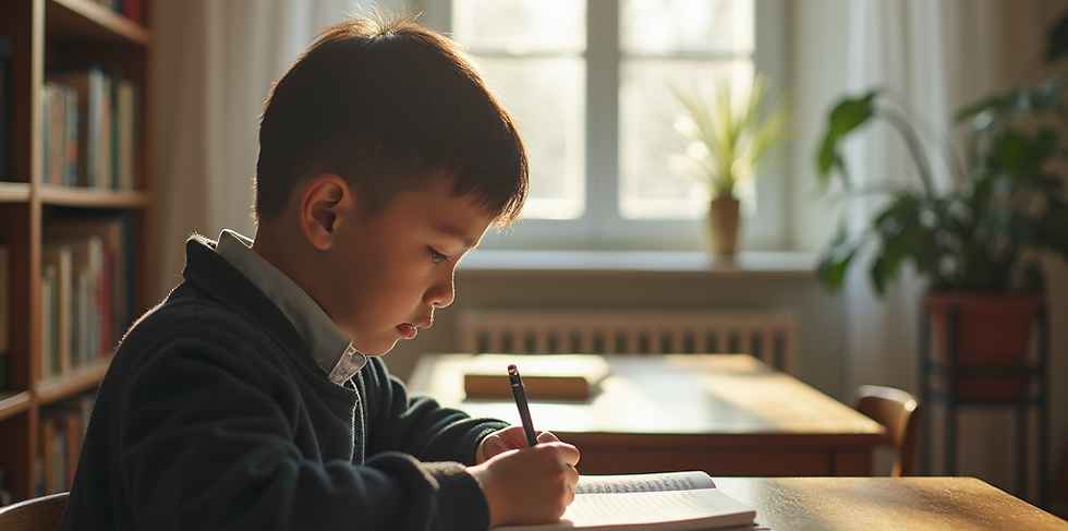 landscape-photography-of-a-diligent-student-studying-with-books-in-a-quiet-bright-room-wit
