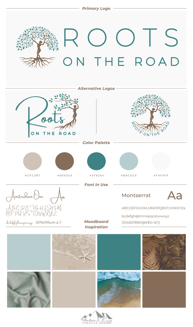 Roots on the Road Brand Board