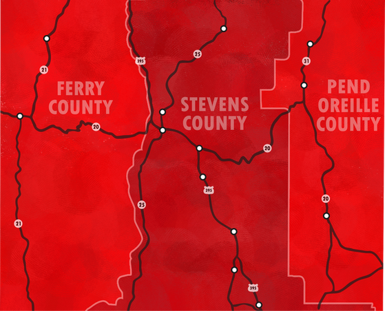 Lebo's Service Area Map 2
