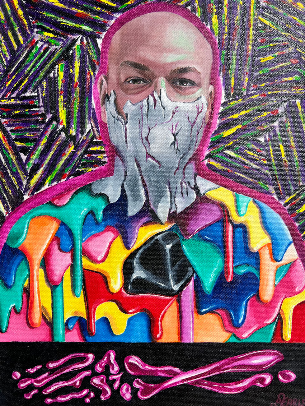 “Self portrait after Jasper and Edvard”