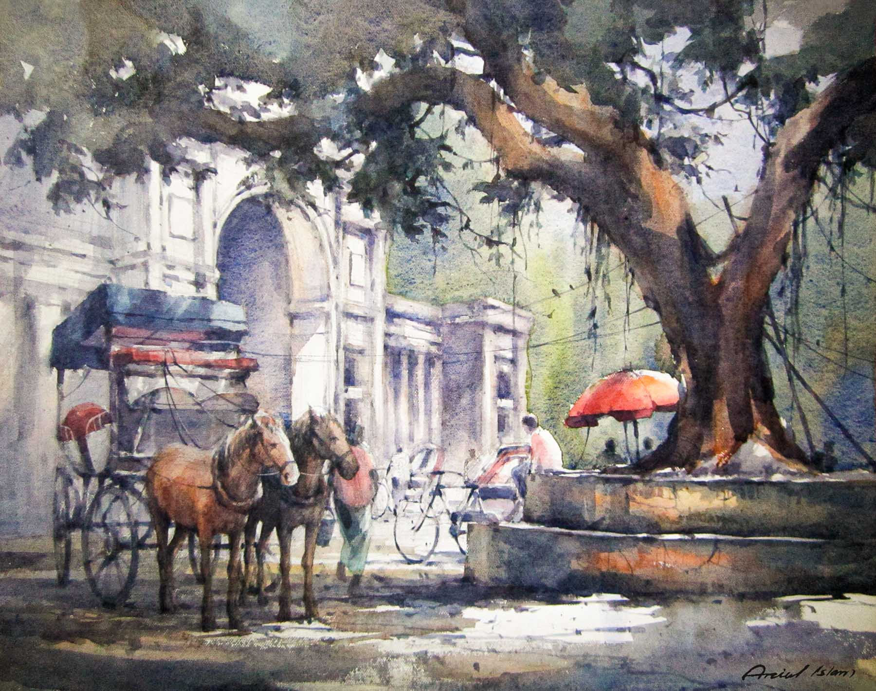 Morning at the Courtyard