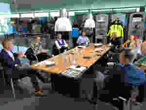 Deelnemers aan de inspiratiebijeenkomst Koploperproject Noardwest Fryslân