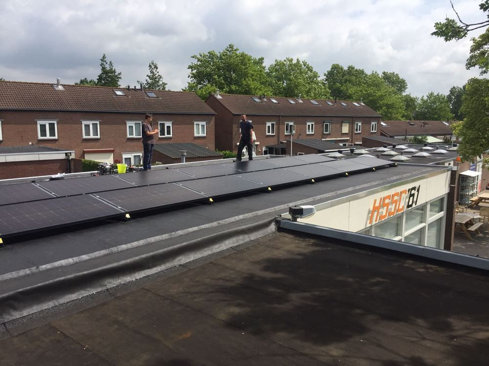 Zonnepanelen bij HSSC'61