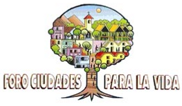 Logo van het Foro Ciudades para la Vida in Peru