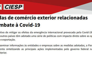 Medidas de comércio exterior relacionadas ao combate à Covid-19