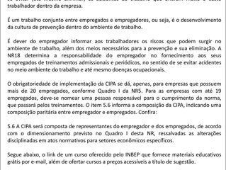 CIPA - Comissão Interna de Prevenção de Acidentes