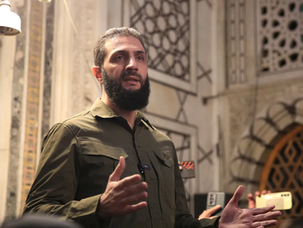 Syrian Rebel leader al-Golani enters Damascus