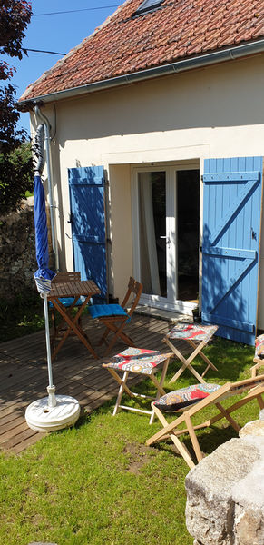la terrasse privative de l'étable