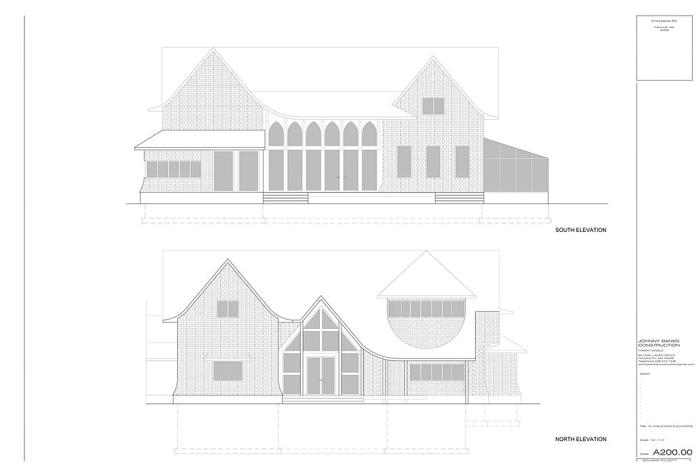North & South Elevations