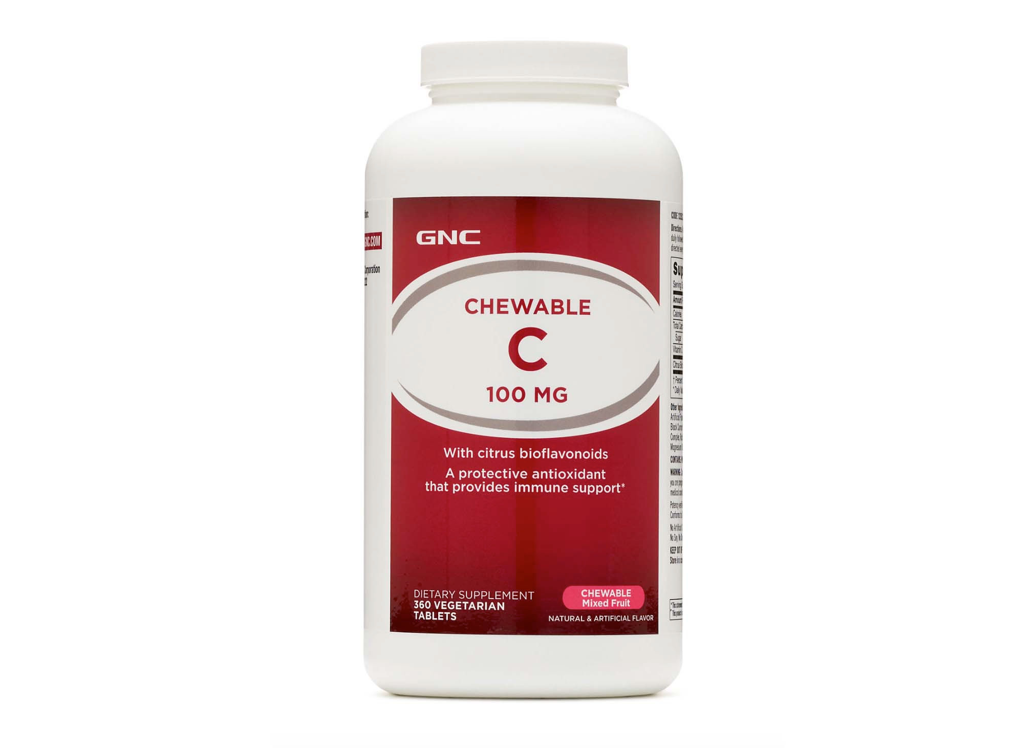 GNC CHEWABLE C 100 MG (360 Tablets)