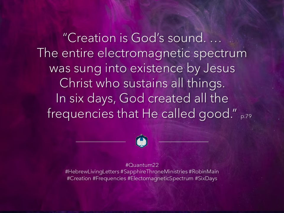 CREATION IS GOD’S SOUND