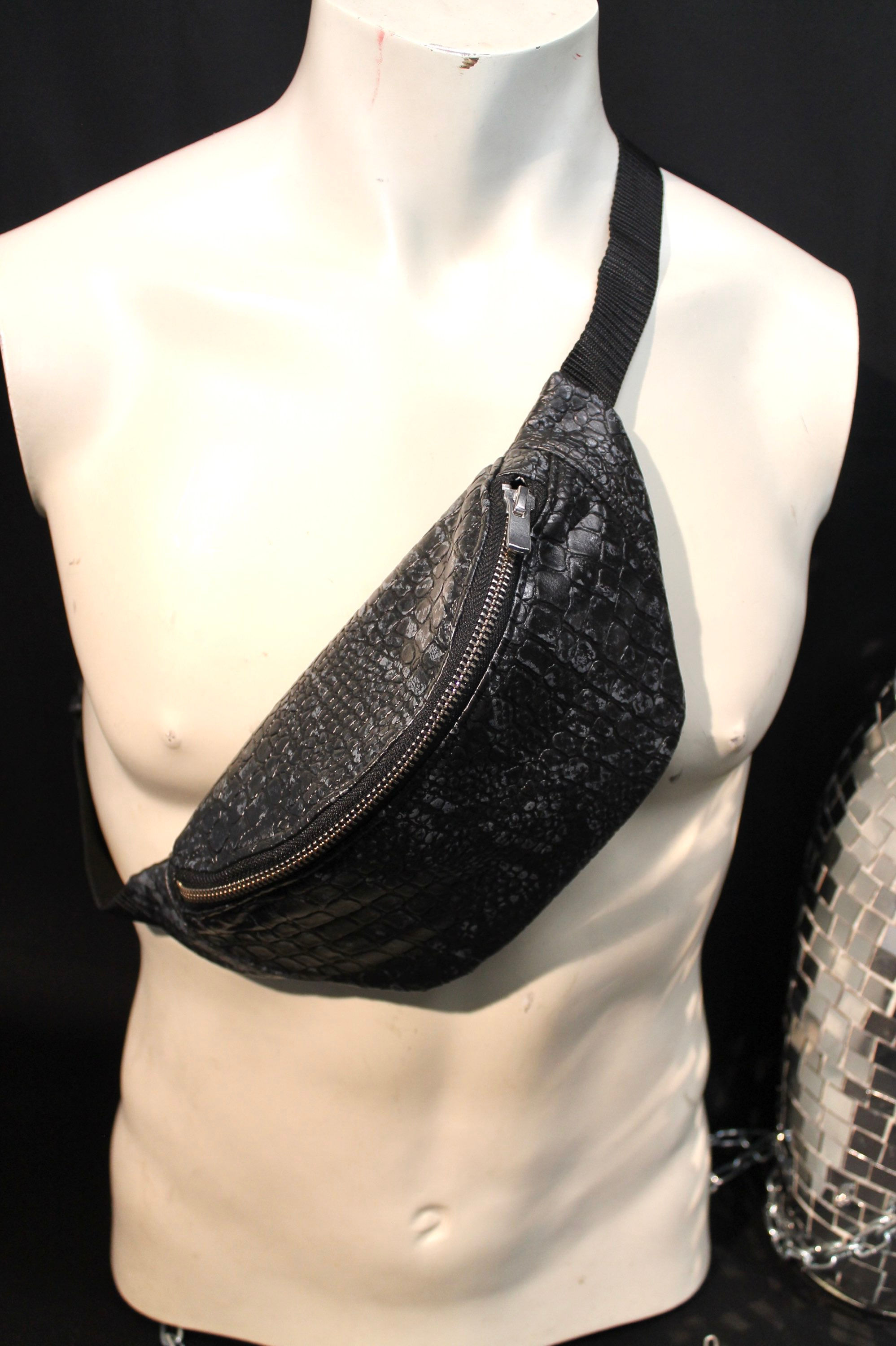 Petit Sac banane TISSU - CROCO