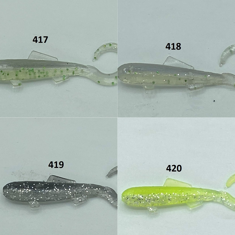 Thumbnail: 500 Count Two-Tone Twister Tail Minnows